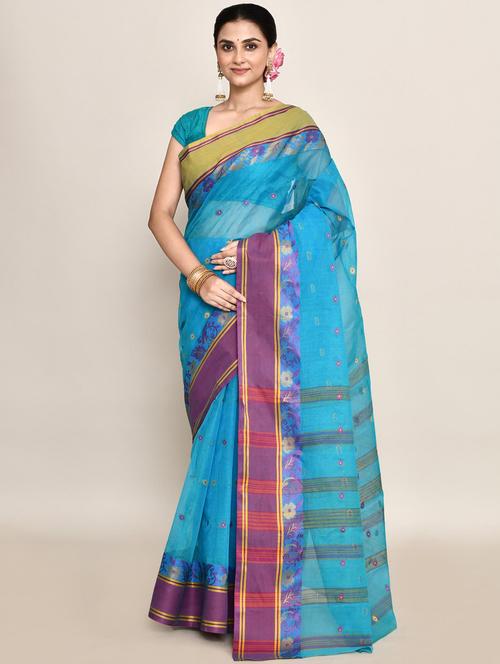 women self design handloom saree - 21583471 - Very Small Image - 1