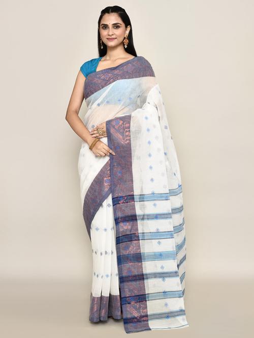 women self design handloom saree - 21583474 - Very Small Image - 1