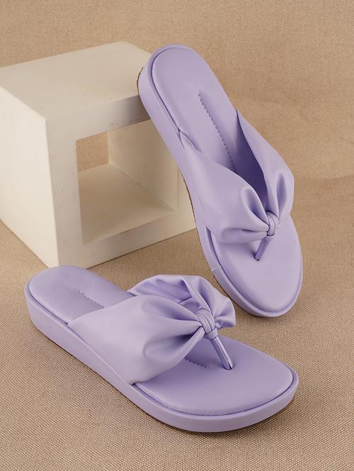 women purple slip on sandal - 21583925 - Very Small Image - 1