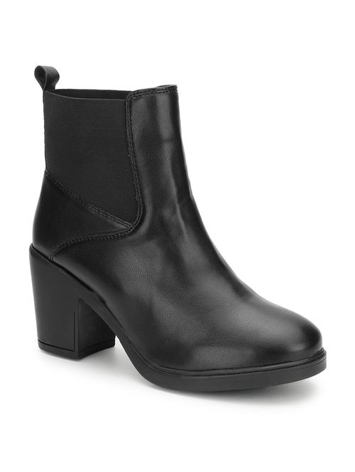 women black solid ankle boot - 21584864 - Very Small Image - 1