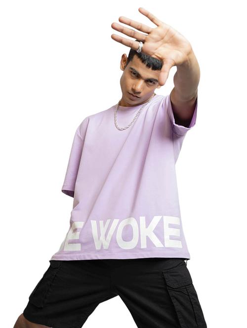 men lavender oversized t-shirt - 21585564 - Very Small Image - 1