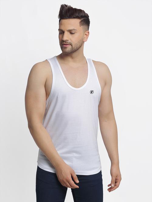 men scoop neck printed vest - 21586643 - Very Small Image - 1