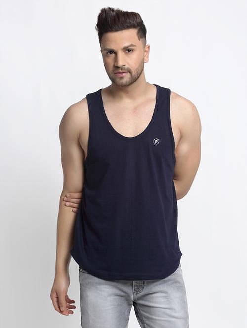 men scoop neck printed vest - 21586644 - Very Small Image - 1
