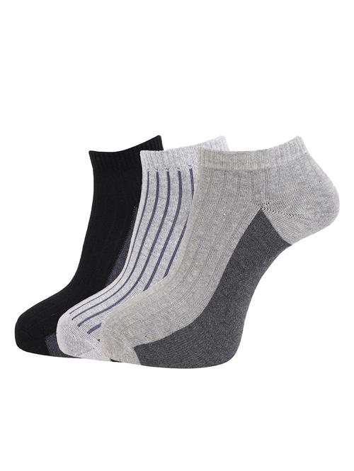 men pack of 3 ankle length socks - 21588305 - Very Small Image - 1