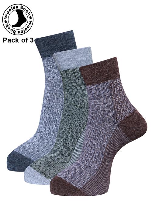 men color block ankle length socks combo - 21588674 - Very Small Image - 1