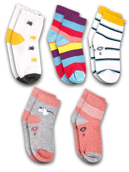 Boys Pack Of 5 Ankle Length Sock - 21589107 - Very Small Image - 1