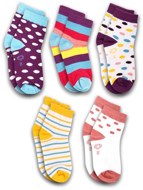 boys pack of 5 ankle length sock - 21589112 - Very Small Image - 1