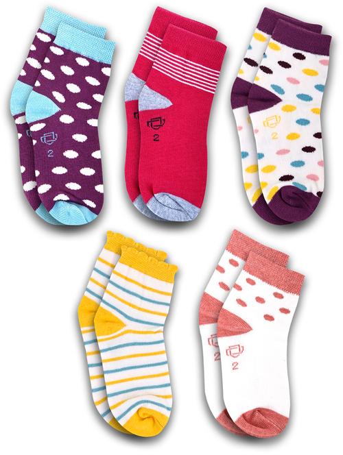 boys pack of 5 ankle length sock - 21589117 - Very Small Image - 1