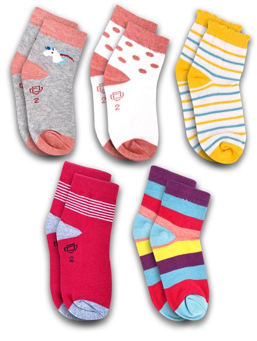 boys pack of 5 above ankle length sock - 21589131 - Very Small Image - 1