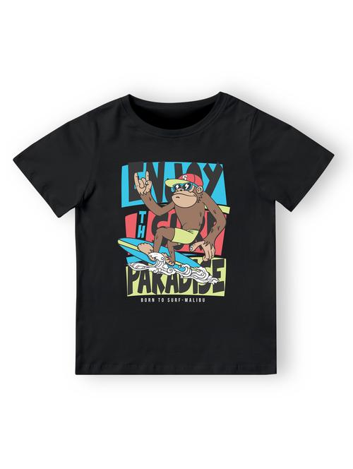 boy graphic round neck t-shirt - 21589591 - Very Small Image - 1