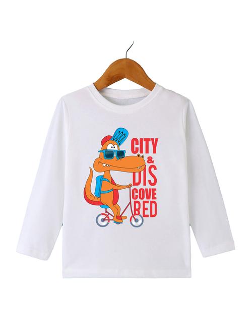 boys printed round neck long sleeve t-shirts - 21589756 - Very Small Image - 1