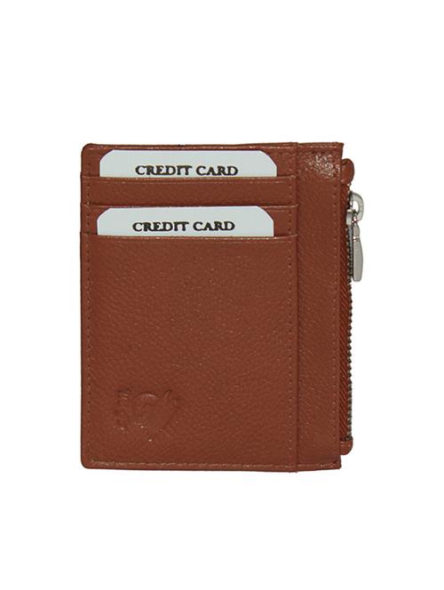 brown leather card holder - 21590751 - Very Small Image - 1