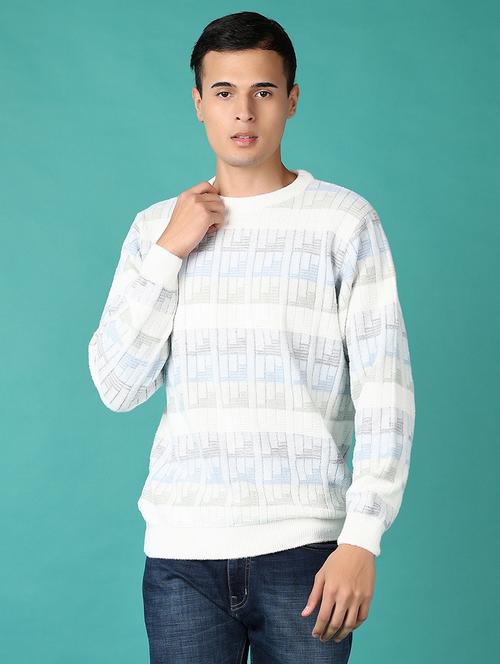 men self design long sleeve regular fit pullover  - 21593412 - Very Small Image - 1