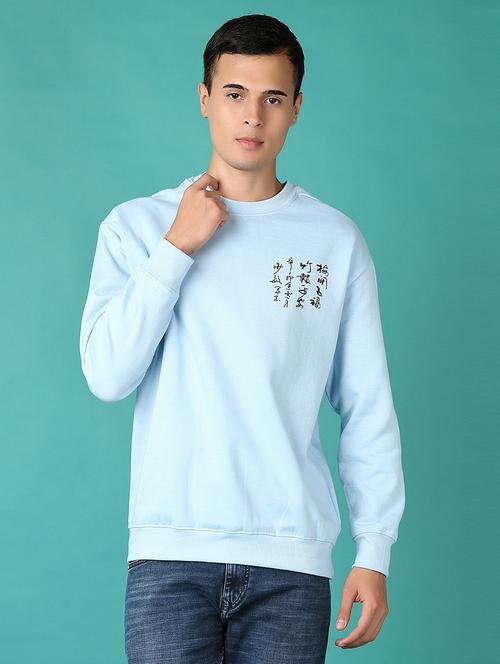 men front & back print long sleeve sweatshirt - 21593470 - Very Small Image - 1