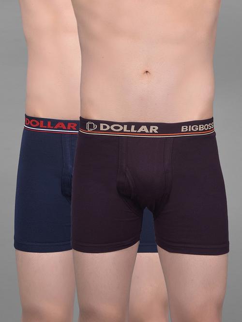 men pack of 2 solid trunks - 21594072 - Very Small Image - 1