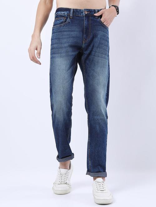 men mid rise plain jeans - 21596087 - Very Small Image - 1