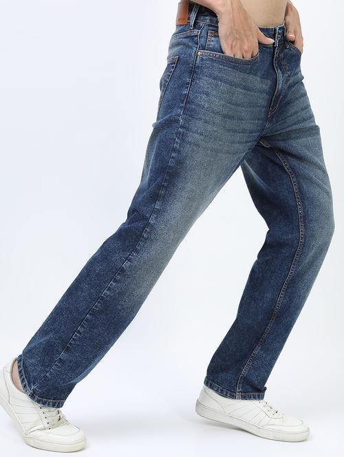 men mid rise plain jeans - 21596111 - Very Small Image - 1