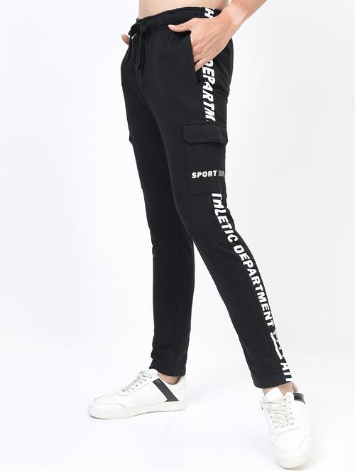 men placement print regular fit track pant - 21596672 - Very Small Image - 1