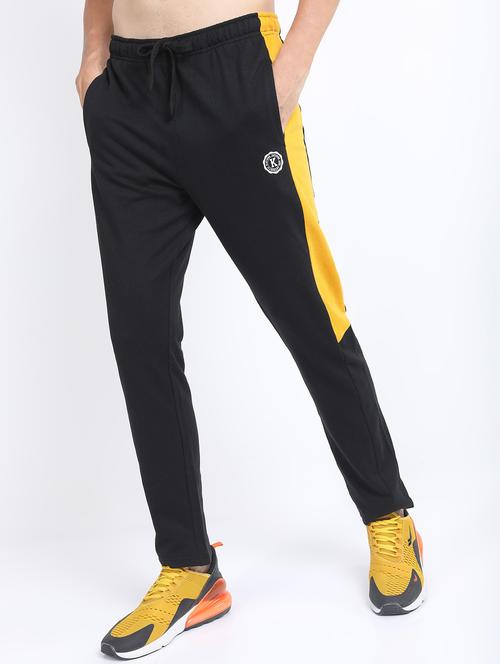 men color block print regular fit track pant - 21596674 - Very Small Image - 1