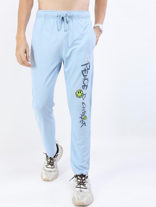 men placement print regular fit track pant - 21596685 - Very Small Image - 1