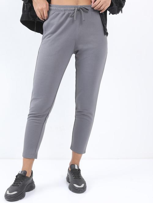 women mid-rise solid track pant - 21596707 - Very Small Image - 1