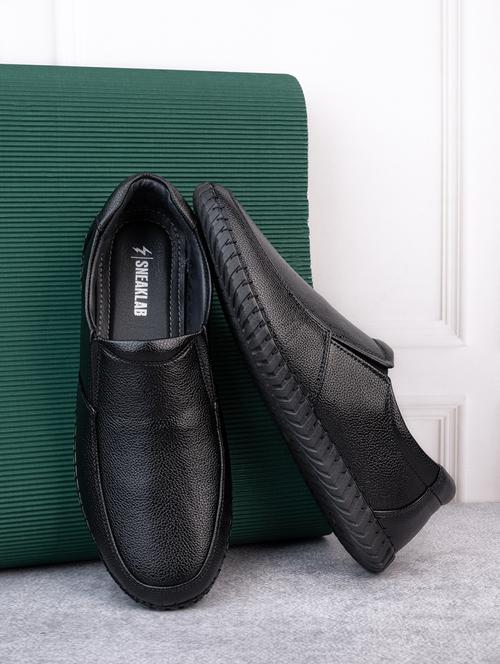 men black solid slip on - 21597480 - Very Small Image - 1