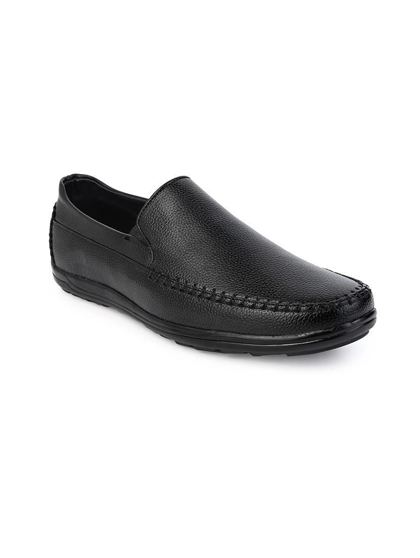 men solid slip on shoes - 21597486 - Standard Image - 2