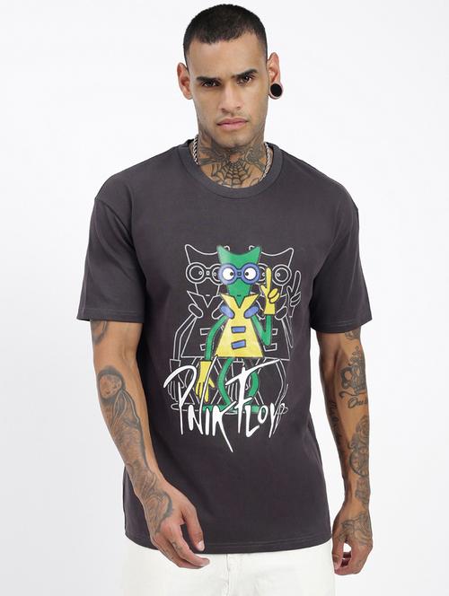 men front print short sleeves t-shirt - 21597664 - Very Small Image - 1