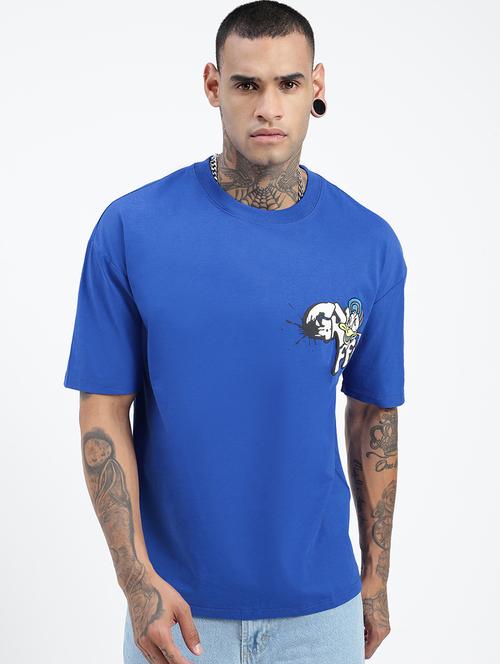 men front & back print short sleeve t-shirt - 21597679 - Very Small Image - 1