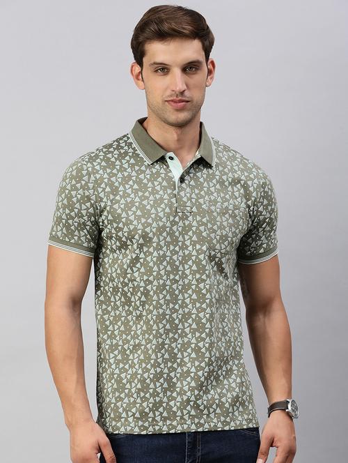 men slim fit printed polo t-shirt - 21598252 - Very Small Image - 1