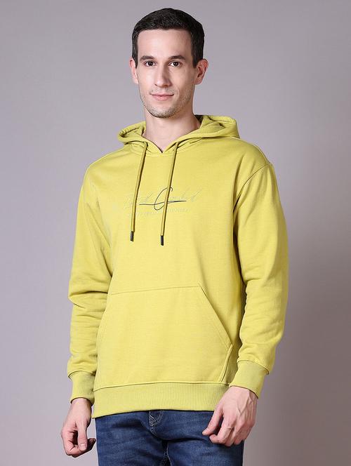men long sleeve regular fit hooded sweatshirt - 21599055 - Very Small Image - 1