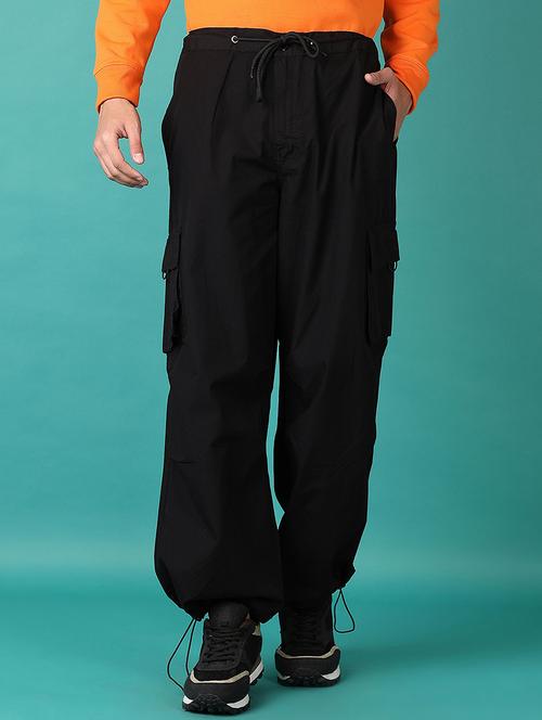 men black solid cargo - 21599161 - Very Small Image - 1