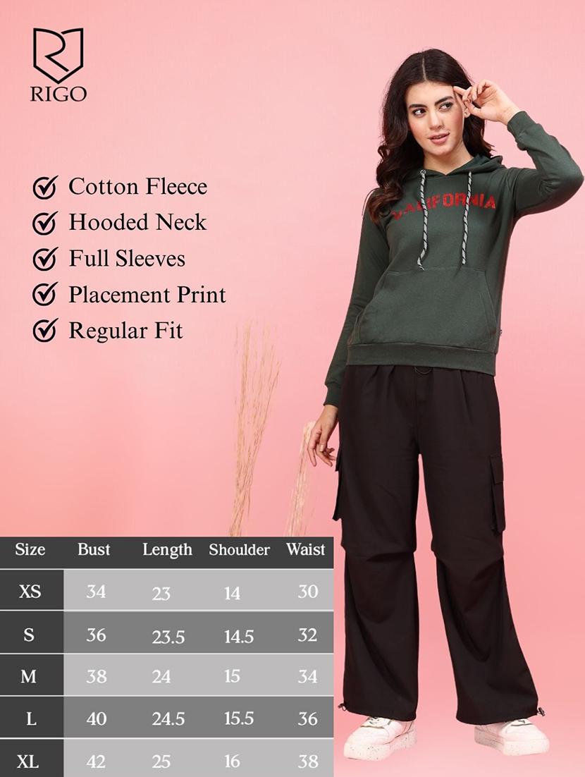 women chest print hooded sweatshirt - 21600063 - Zoom Image - 4