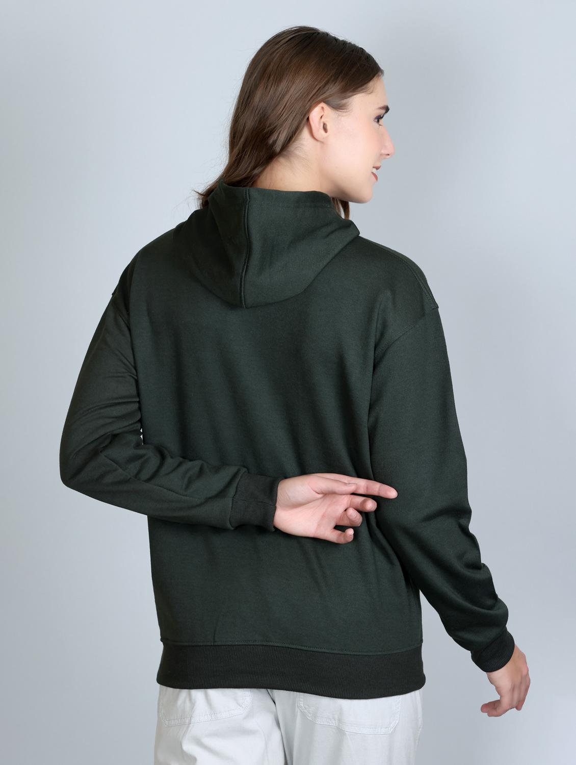 women front print hooded sweatshirt - 21600652 - Zoom Image - 1