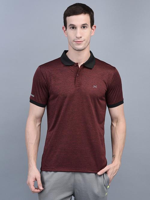 men solid slim fit polo t-shirt - 21601333 - Very Small Image - 1