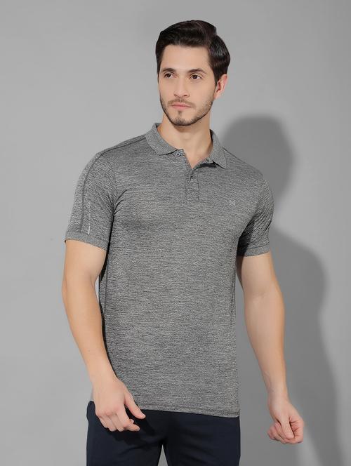men short sleeves plain polo t-shirt - 21601338 - Very Small Image - 1