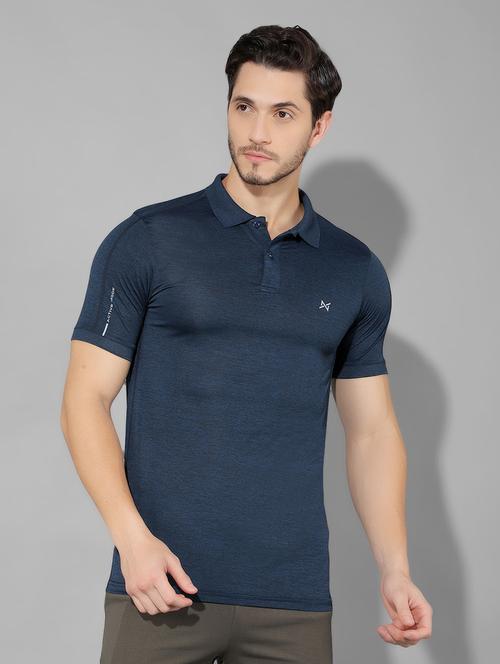men short sleeves plain polo t-shirt - 21601340 - Very Small Image - 1
