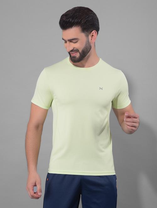 men round neck plain sports t-shirt - 21601381 - Very Small Image - 1