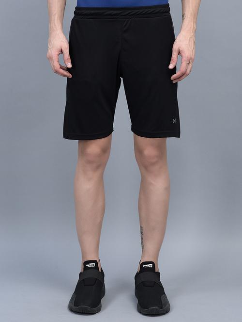 men mid rise color block shorts - 21601410 - Very Small Image - 1