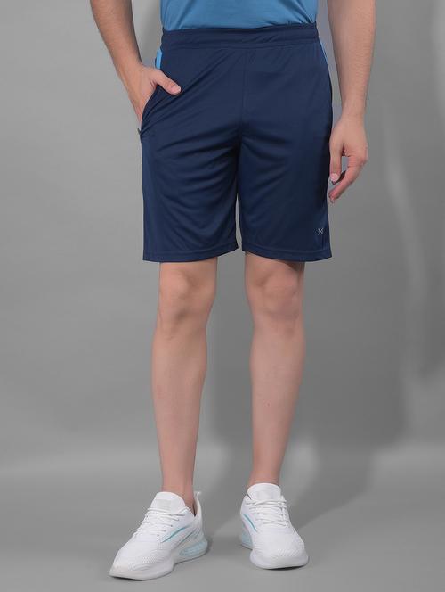 men mid rise color block shorts - 21601415 - Very Small Image - 1