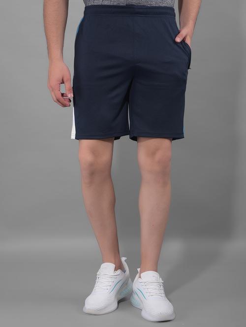men mid rise color block shorts - 21601418 - Very Small Image - 1