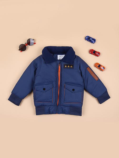boys solid long sleeve bomber jacket - 21606428 - Very Small Image - 1