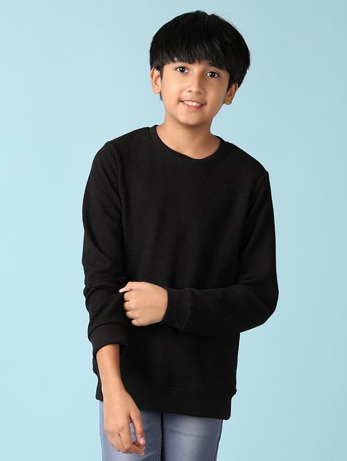 boys solid long sleeve t-shirt - 21607514 - Very Small Image - 1