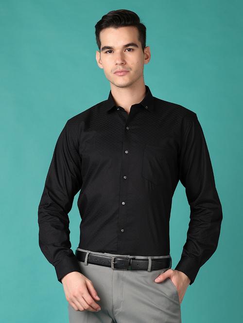 men long sleeves self design formal shirt - 21607924 - Very Small Image - 1