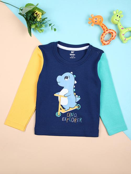 boys long sleeves printed t-shirt - 21608146 - Very Small Image - 1