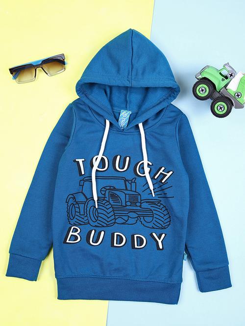 boys front print hooded sweatshirt - 21608226 - Very Small Image - 1