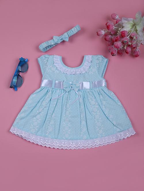 girls printed cotton frock - 21608488 - Very Small Image - 1