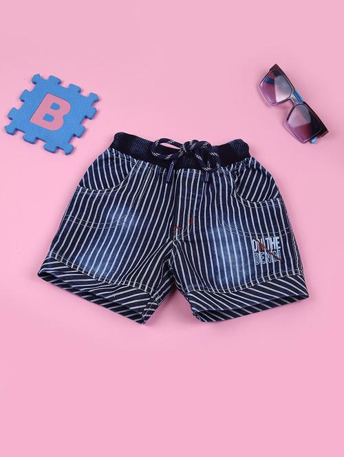 kids striped mid rise short - 21608904 - Very Small Image - 1