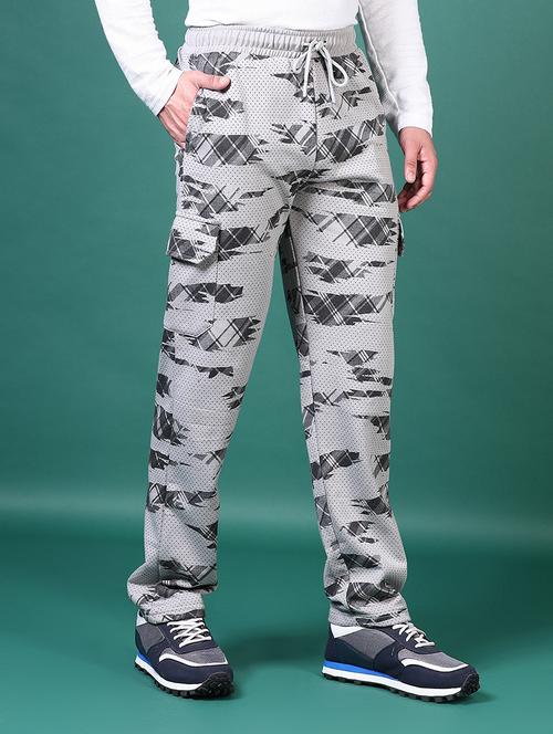 men mid rise printed cargo - 21609003 - Very Small Image - 1