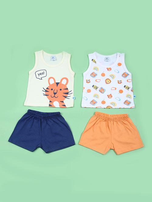 yellow cotton combo coords set - 21609065 - Very Small Image - 1